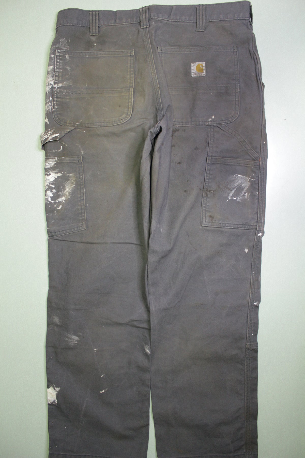 Carhartt Vintage Distressed 103334 029 Double Knee Front Work Construction Utility Pants