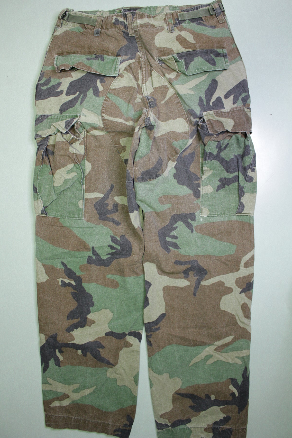 Army Camo Vintage 2001 BDU Woodland Military Issue Cargo Pants