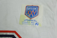 Super Bowl XXV 1991 Tampa Florida Vintage Deadstock Logo 7 USA Single Stitch T-Shirt