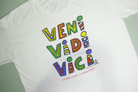 Veni Vidi Vici Came Saw Conquered Vintage 90's Kobe Bryant Single Stitch Artist T-Shirt