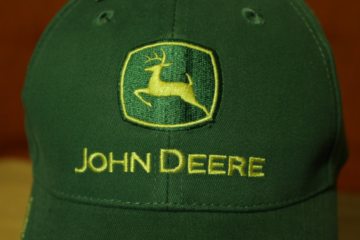 John Deere Green Runs Deer Logo Embroidered Owner's Edition Hat New Cap