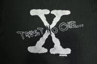 X Files Trust No One 1997 Vintage Starchild Grey Alien Roswell New Mexico 90's T-Shirt
