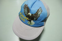 Stanley Idaho Eagle Vintage Foam Mesh 80s Adjustable Back Snapback Hat
