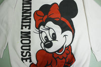Minnie Mouse Big Face Print Vintage 80's 90's Made in USA Disney Sweatshirt