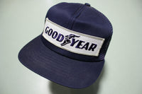 Goodyear Tires Vintage Foam Mesh 80s Adjustable Back Snapback Hat