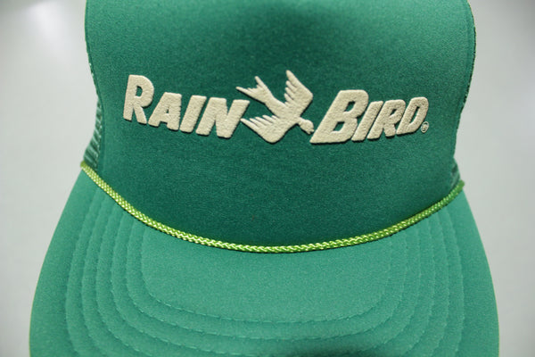 Rainbird Sprinklers Vintage Foam Mesh 80s Adjustable Back Snapback Hat