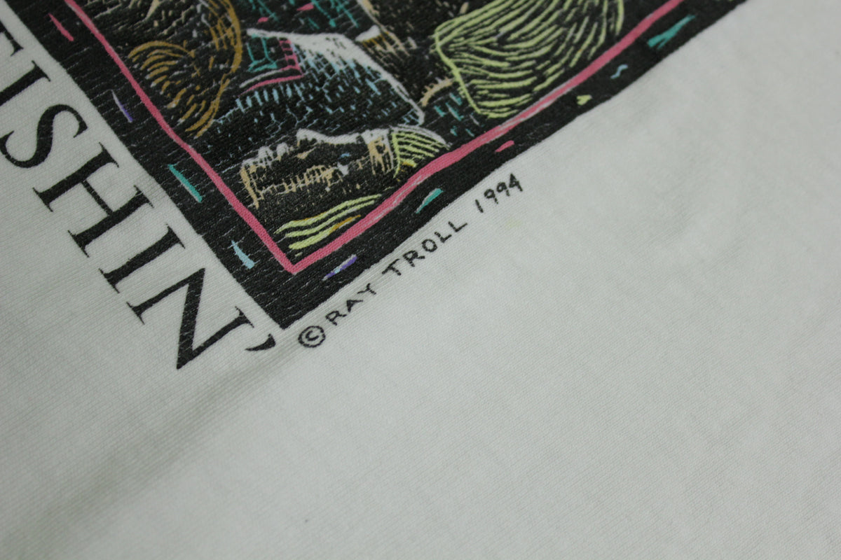 Ray Troll Truth Is Stranger Than Fishin' Vintage 90's 1994 Artist Single Stitch T-Shirt