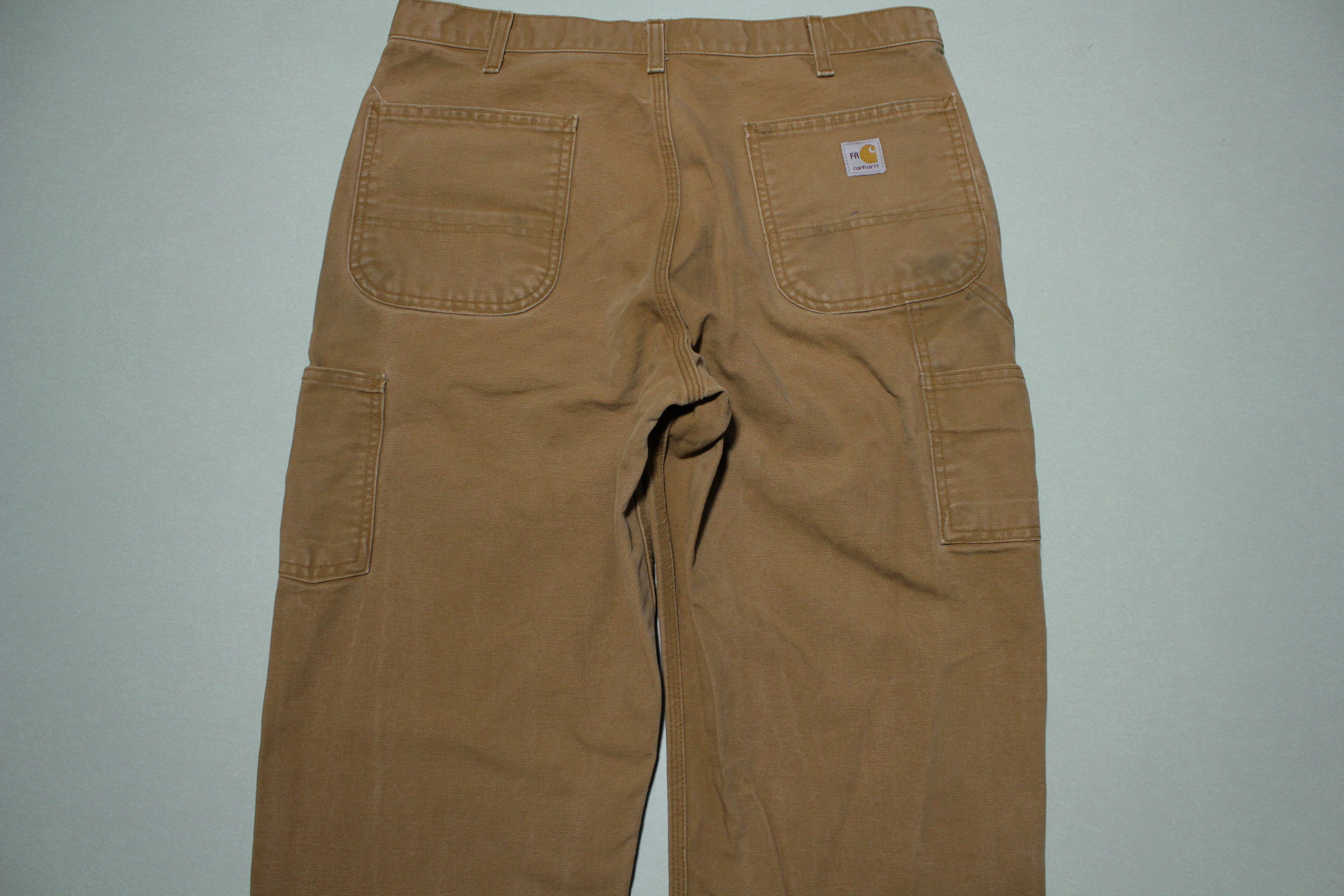 Carhartt FRB 229 BRN FR Flame Resistant Duck Canvas Work Pants Jeans M thefuzzyfelt