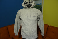 Track & Court 80's Heathered Gray Vintage Hooded Sweatshirt Tennis Hoodie