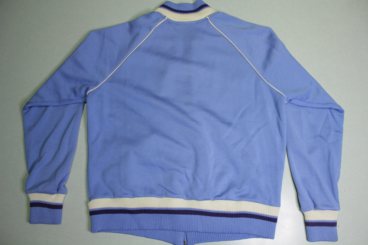 Nike Blue Tag Off Center Swoosh Check Embroidered Vintage 80's Track Sweatshirt Jacket