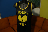 Wu-Tang Clan NYC Black Gold Vtg Jersey Tank Top Rare Made In USA!!! Medium