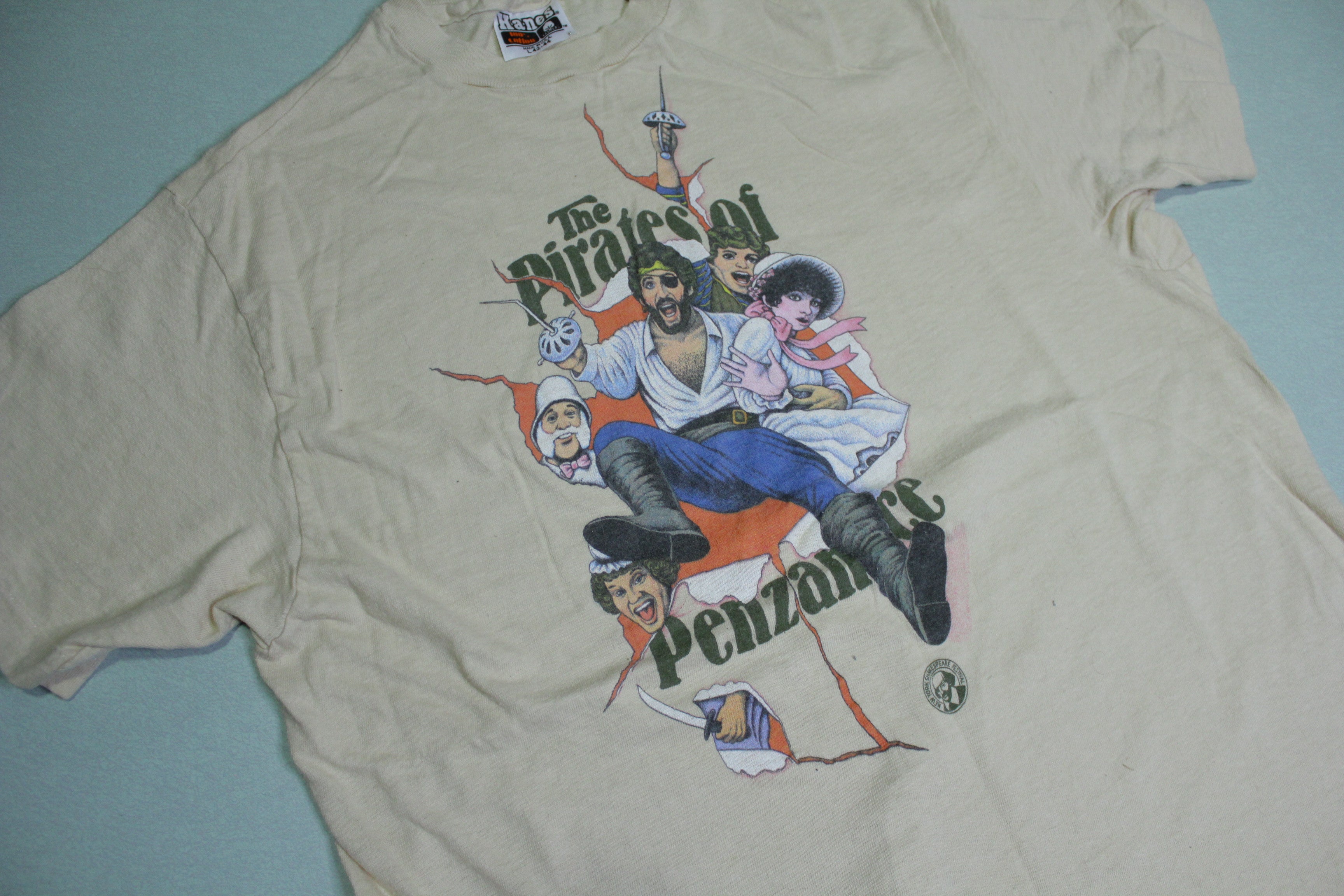 The Pirates of Penzance Vintage Shakespeare Play Movie 80's T