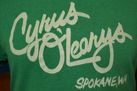 Cyrus O'Learys Spokane WA Vintage Screen Stars 80's T-Shirt Green