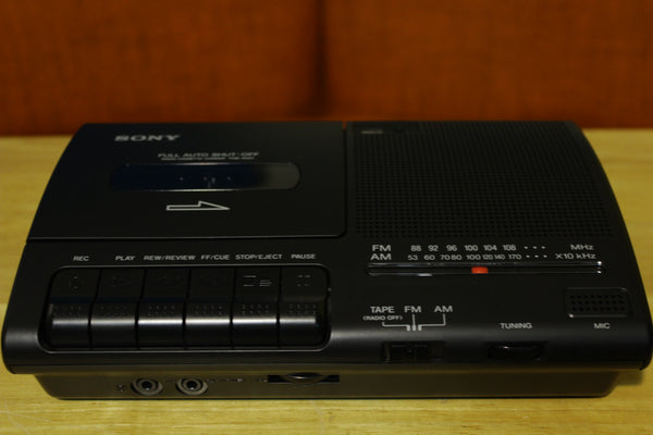 Sony TCM-959T Radio Cassette Recorder Vintage New in Box Tested Works Great!