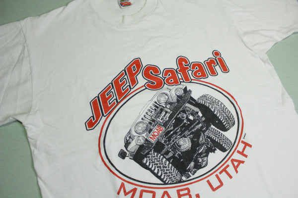 Jeep Wrangler Safari Moab Utah 4x4 Wheeling Vintage FOTL USA T-Shirt