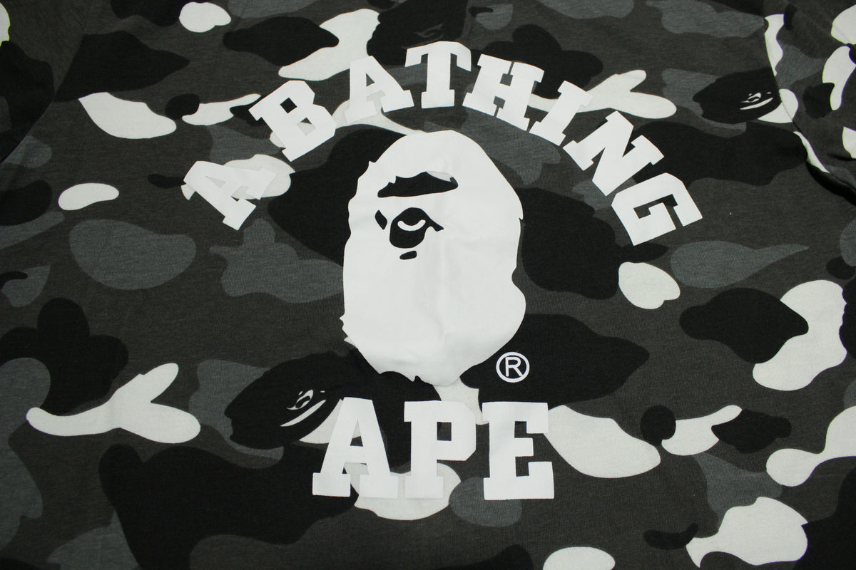 bathing ape camo black