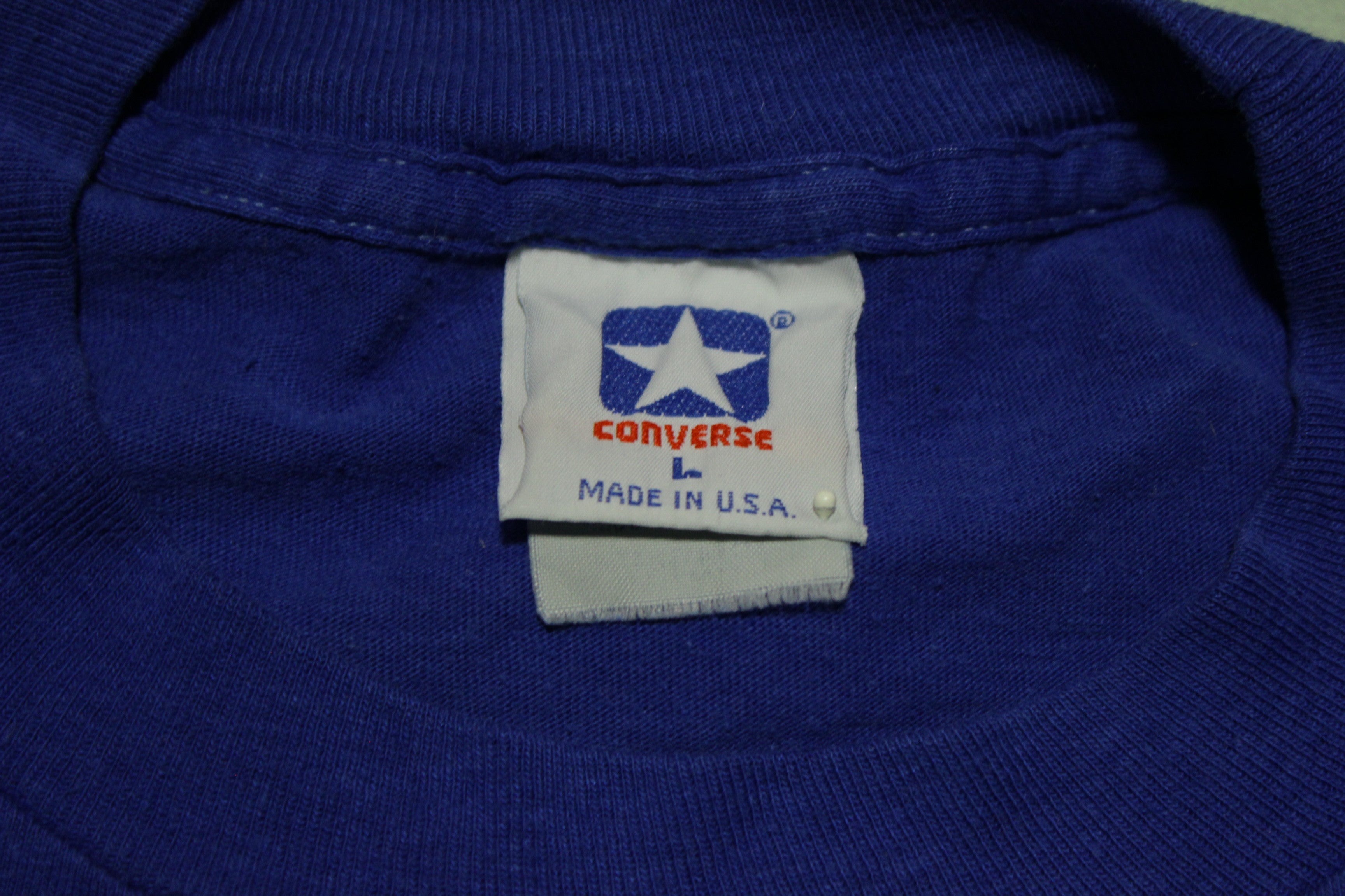 Vintage on sale converse tag