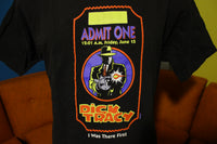 Dick Tracy Admit One June 15 1990 90's Vtg I Was There Disney Beatty T-Shirt