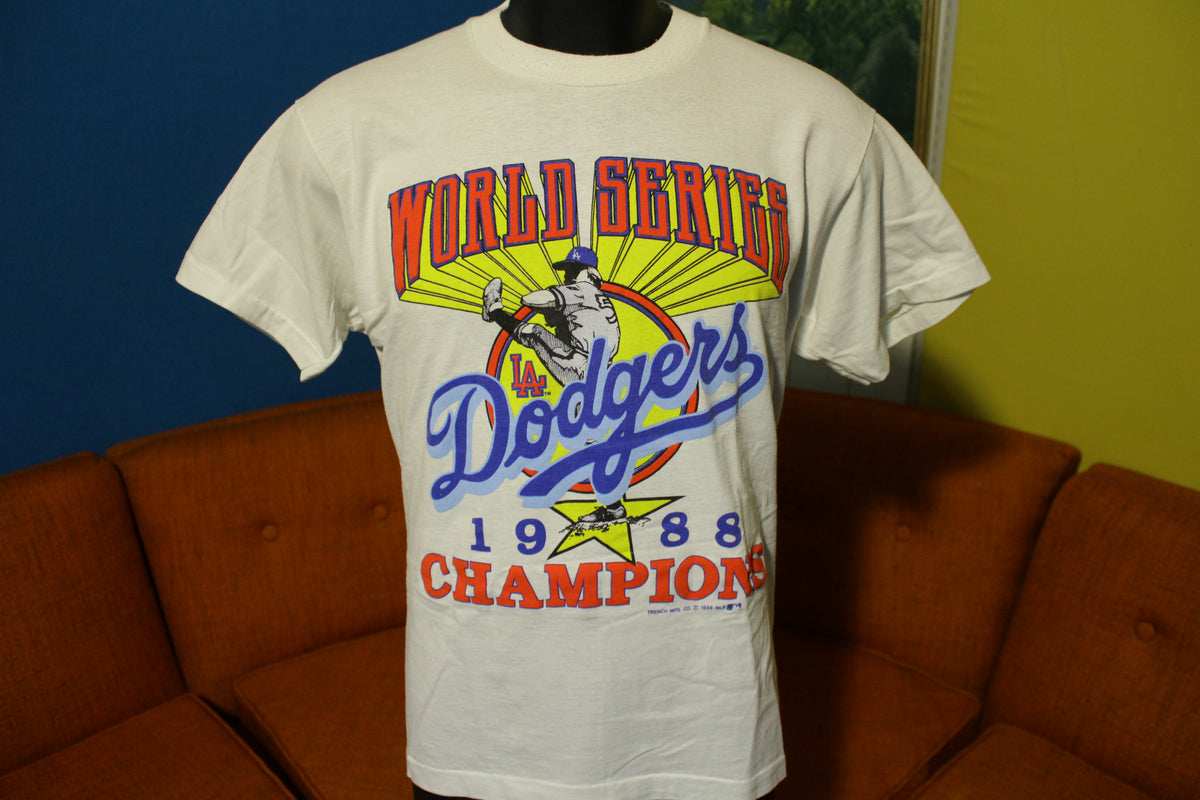 LA Dodgers 1988 World Series Champions 80's Screen Stars Vintage T