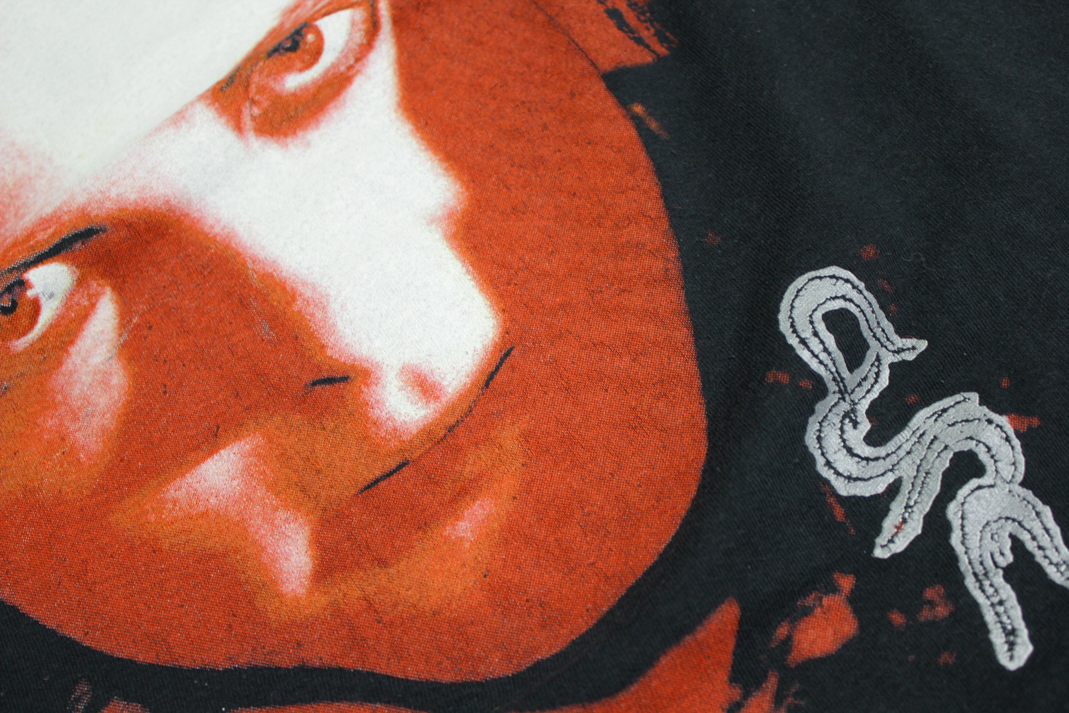 Cure Robert Smith Vintage 90's Big Head Print Wish Tour Brockum