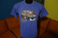 Amtrak 311 Vintage Red White Blue Locomotive 80's Single Stitch USA T-Shirt