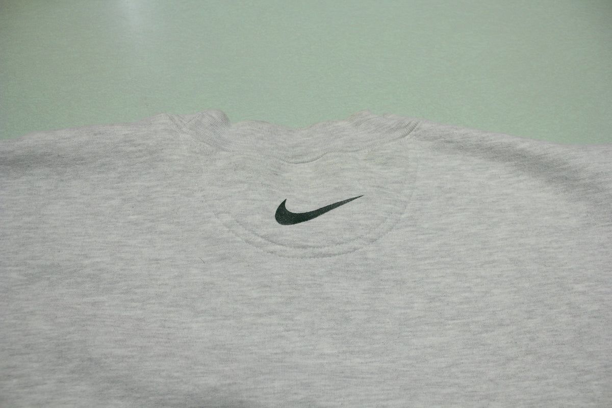 Jesuit Vintage 90s Nike Crewneck Gray Sweatshirt