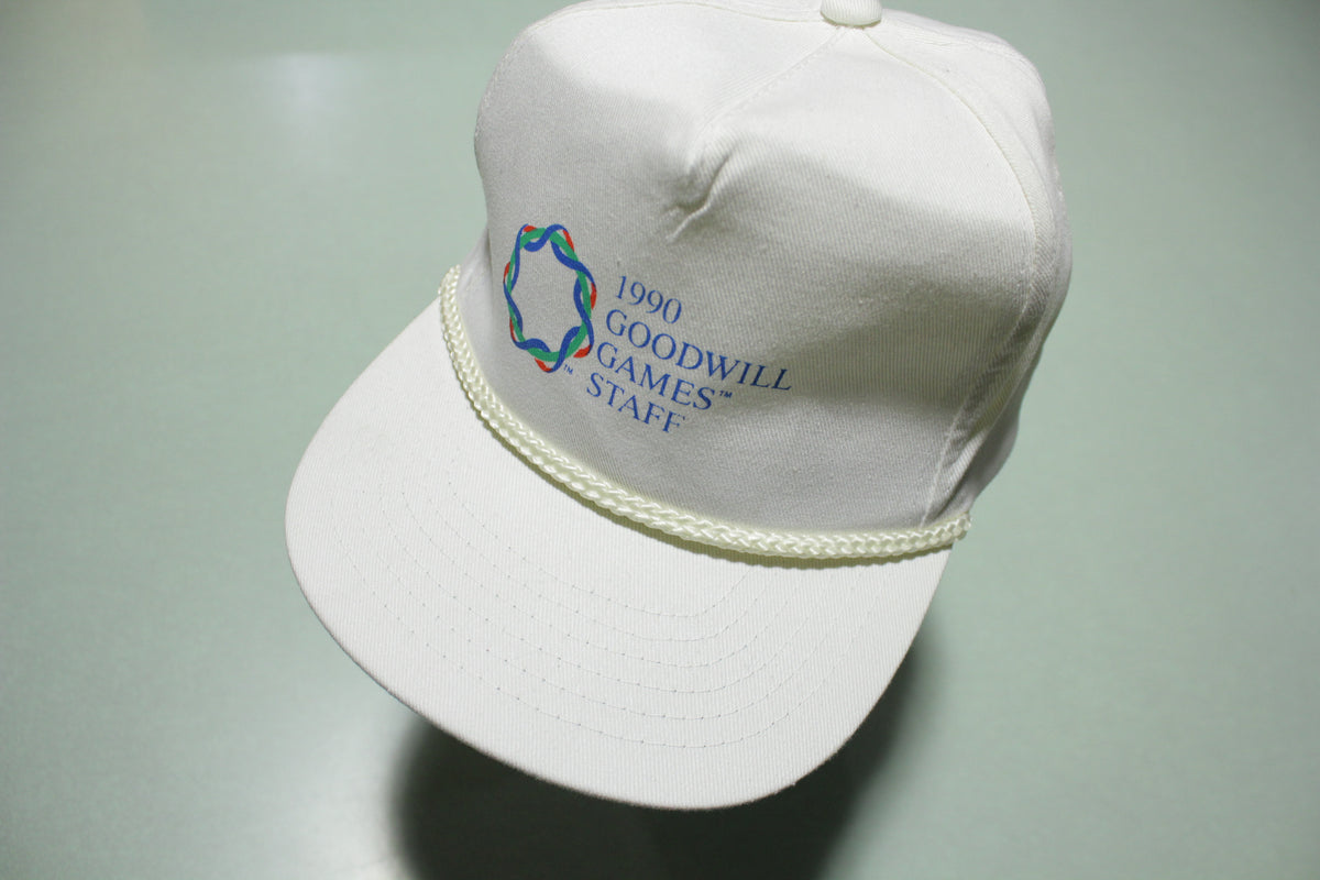 Goodwill Games Staff Seattle Vintage 90's Adjustable Back Snapback Hat