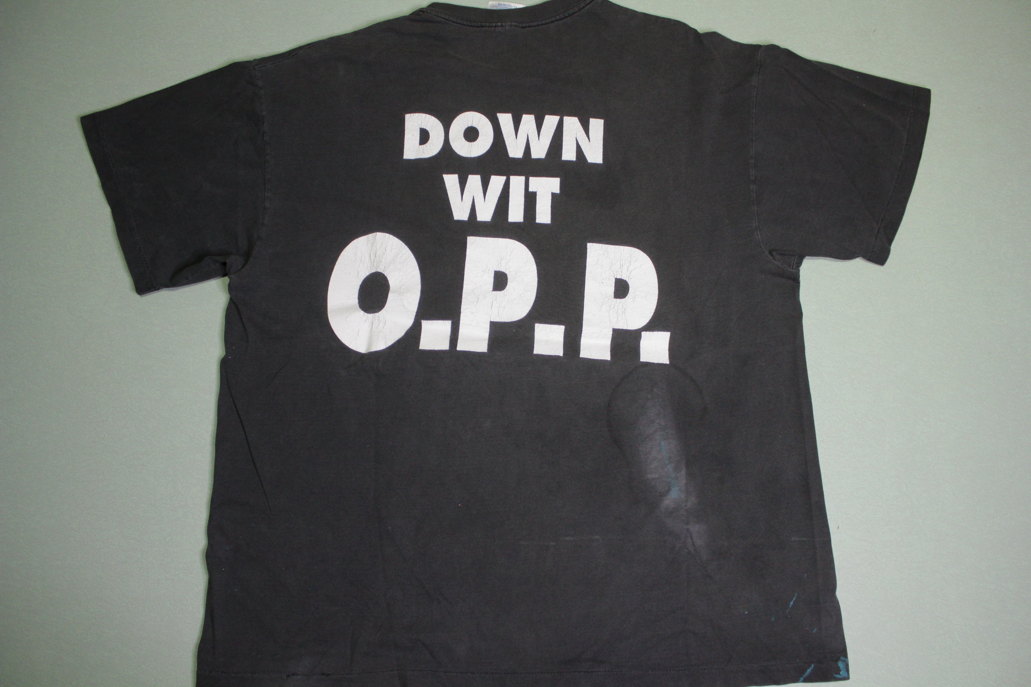 Naughty By Nature 1991 Down With OPP Vintage 90's Distressed Rap T-Shi –  thefuzzyfelt