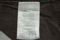Carhartt Vintage Distressed B136 Double Knee Front Work Construction Utility Pants DKB