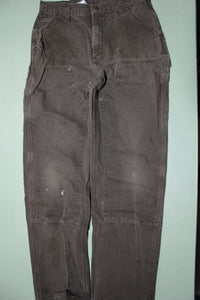 Carhartt Vintage Distressed B136 Double Knee Front Work Construction Utility Pants DKB