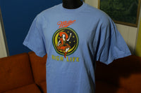 Miller High Life Retro Anna Moon Lady Blue New With Tags NWT T-Shirt VTG