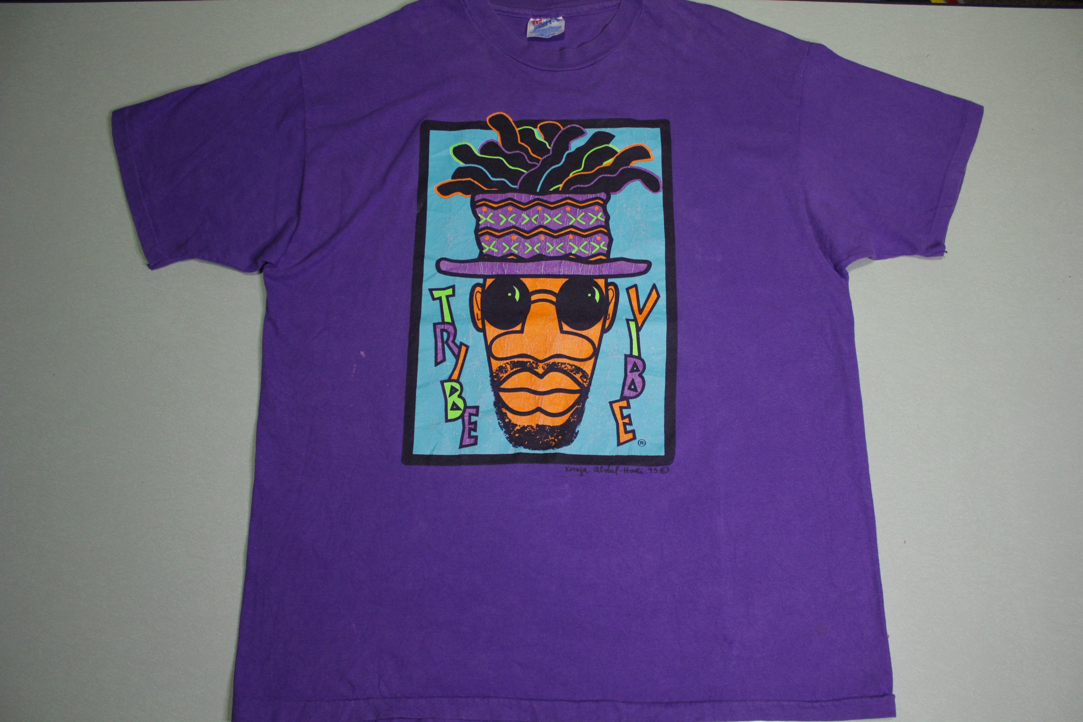 Tribe Vibe Vintage Quest 1993 Kenya Abdul-Hadi Vintage 90's Rap T