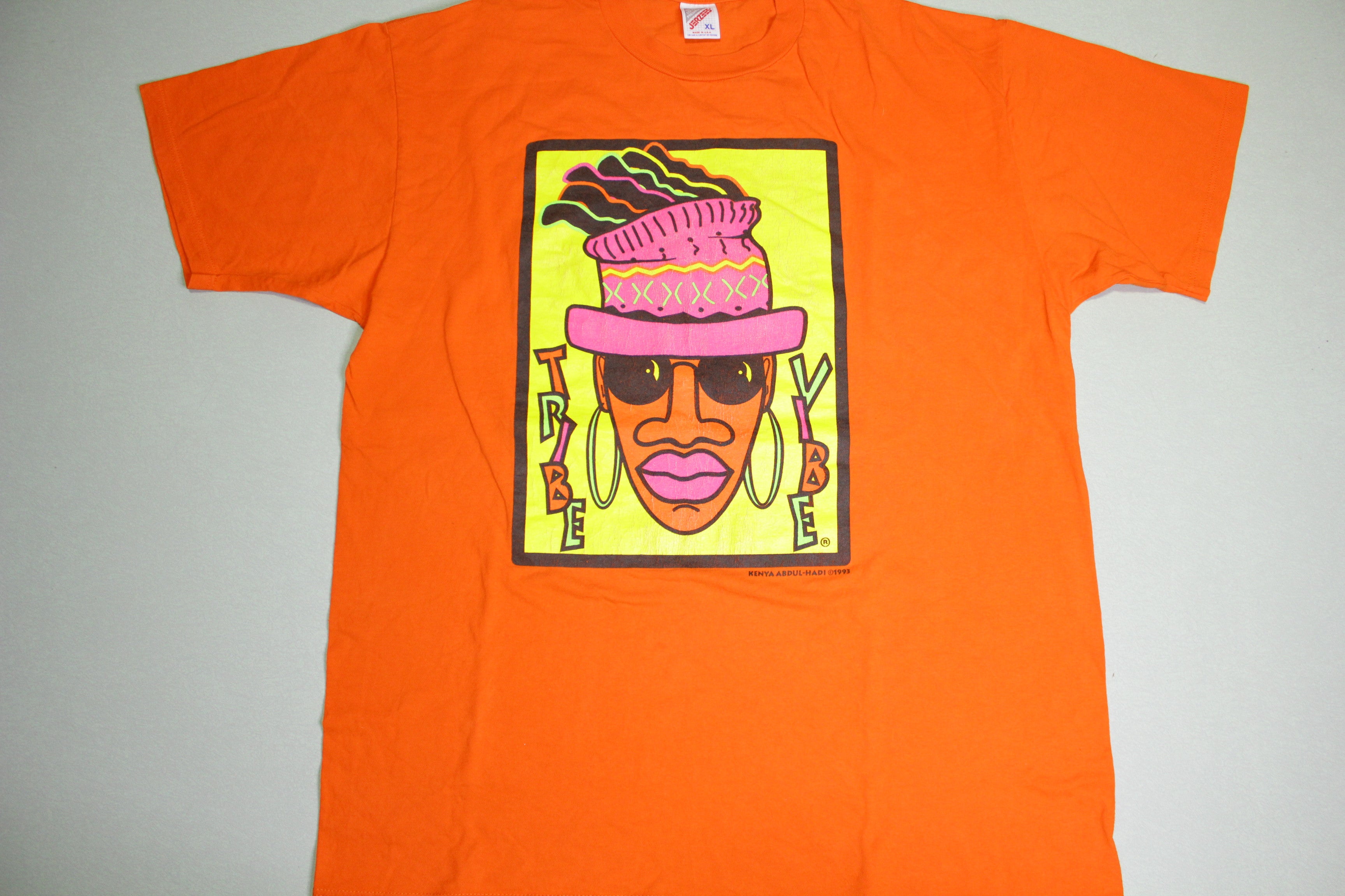 Tribe Vibe Vintage Quest 1993 Kenya Abdul-Hadi Vintage 90's Rap T