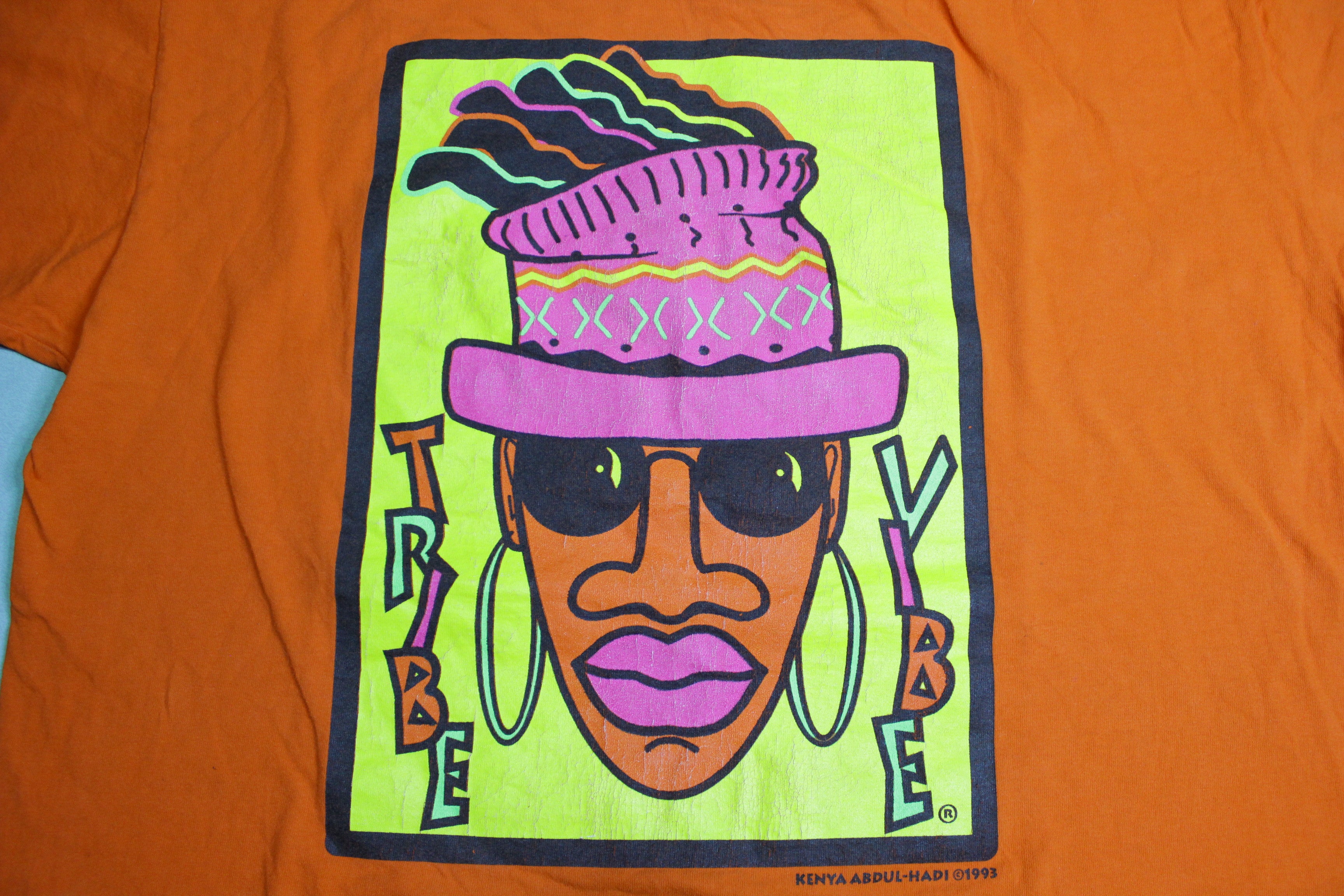 Tribe Vibe Vintage Quest 1993 Kenya Abdul-Hadi Vintage 90's Rap T