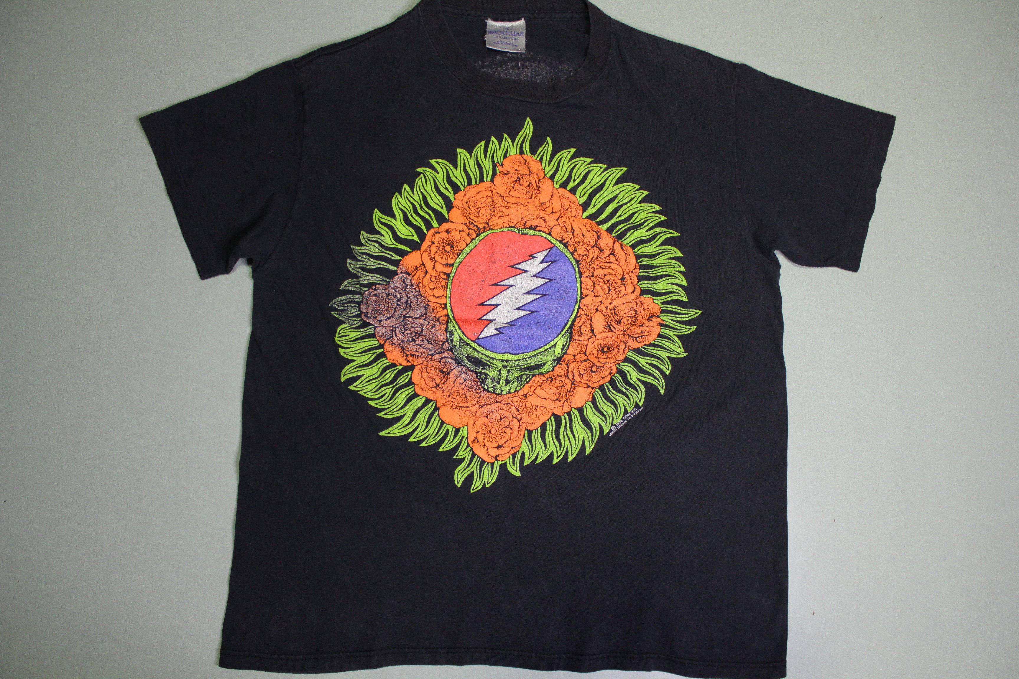 Grateful Dead American Beauty Vintage 1990 XXV 25 Year Anniversary Brockum  T-Shirt