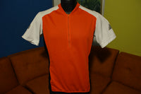 Cannondale Vintage Made in USA Zip Black Red White Jersey Short Sleeve Shirt.