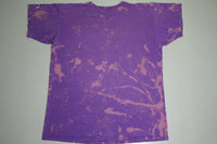 Los Angeles LA Lakers Champion Net 80's Vintage Distressed Tie Dye Bleached T-Shirt