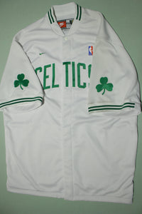 Boston Celtics Vintage 90s Nike Deadstock Team Game Issue USA Warm Up Shirt Jacket