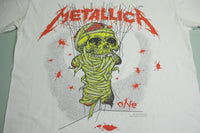 Metallica One 1989 Landmine Joseph Bonham Vintage 80's Brockum Pushead T-Shirt