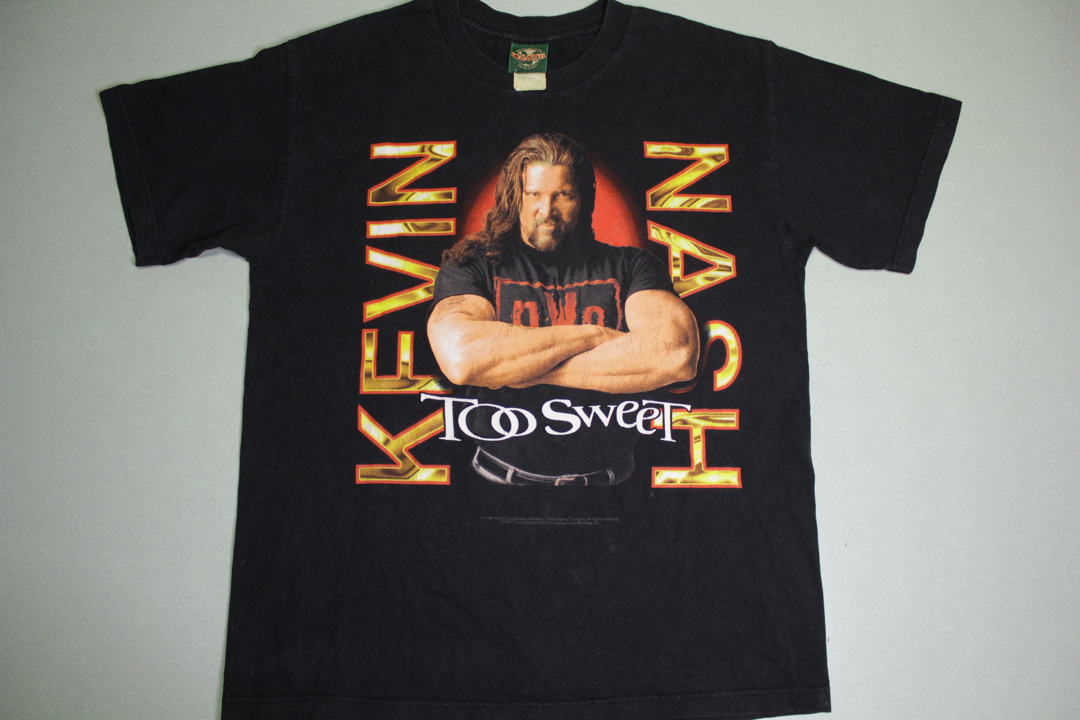 Kevin Nash NWO Too Sweet 1998 Vintage 90's WCW Wrestling T-Shirt –  thefuzzyfelt