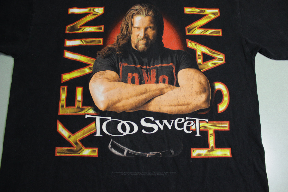 Kevin Nash NWO Too Sweet 1998 Vintage 90's WCW Wrestling T-Shirt