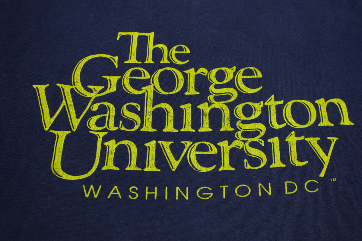 The George Washington University Washington DC Vintage Velva Sheen 90's T-Shirt