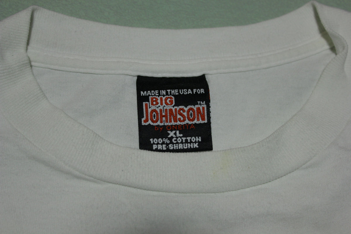 Big Johnson Flys 1993 Vintage 90s Single Stitch Oneita USA T-Shirt
