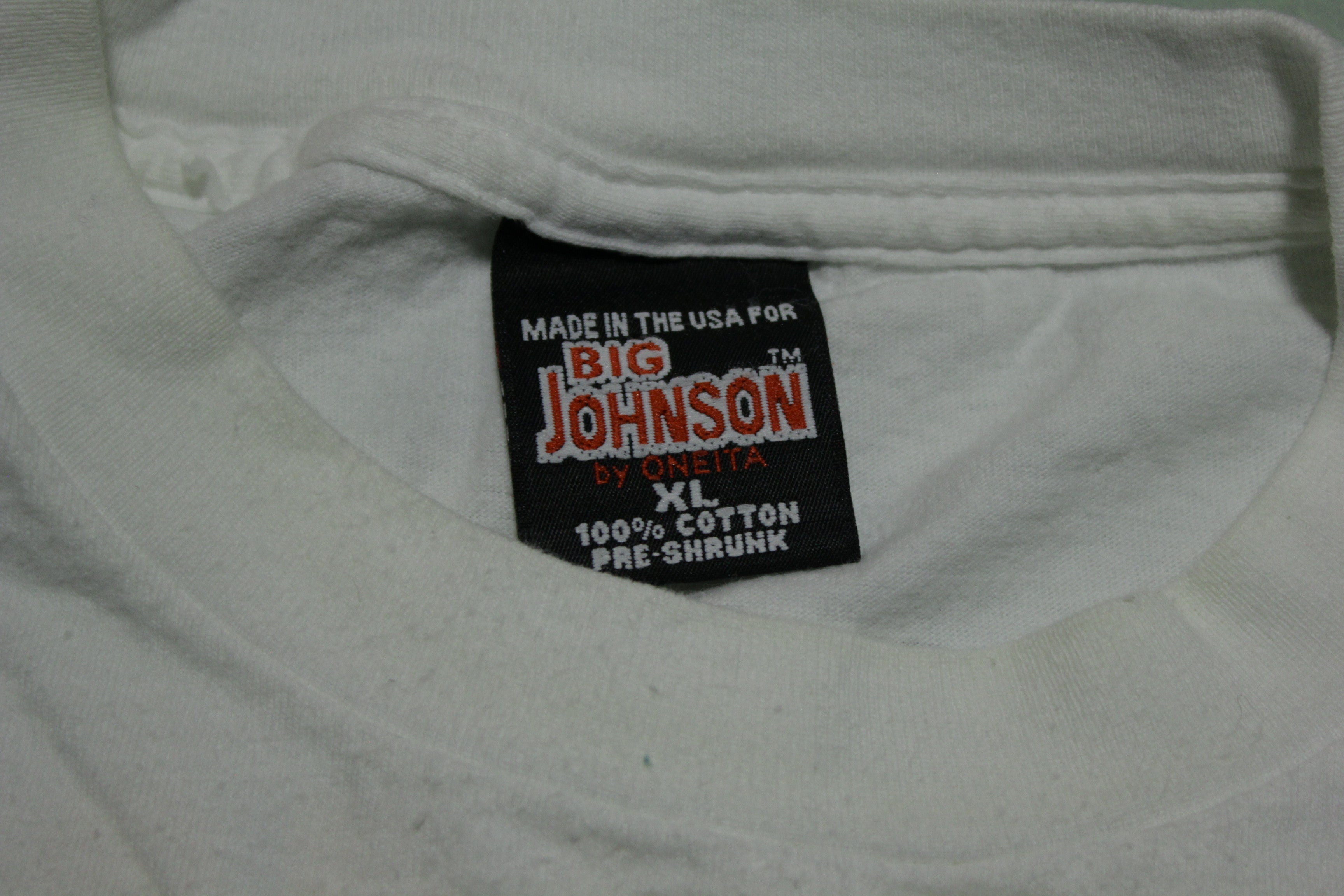 Big Johnson Bar and Casino 1992 Vintage 90s Single Stitch Oneita