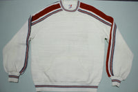 High Voltage Puritan Vintage 70s Pocket Hand Warmer Striped Sweater