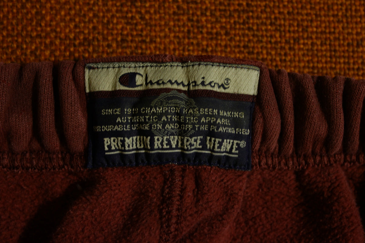Champion Logo Premium Reverse Weave Medium Sweatpants Mens 30 32 34 36