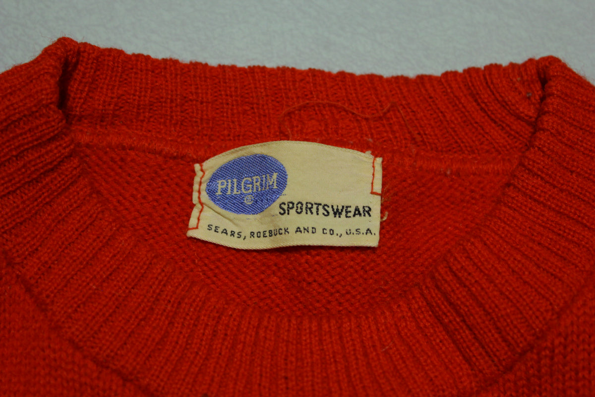 Pilgrim Sportswear Vintage Sears Roebuck 1960s Striped Sweater
