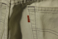 Levis 501 Rare 80's Red Tab USA Made White & Gray Thread Jeans 30x31
