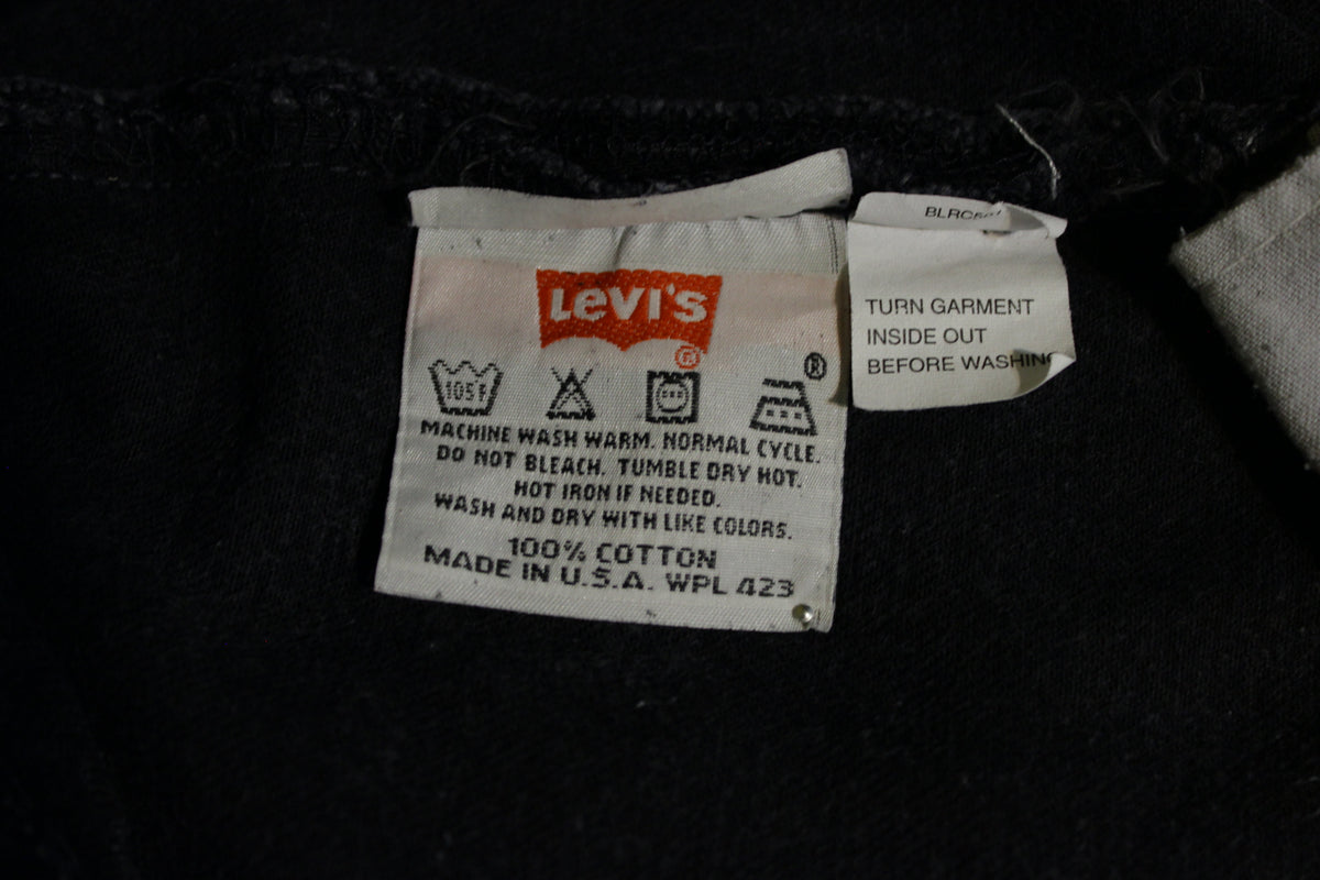 Levis 501 Rare 90's Red Tab USA Made Black & Gray Thread Jeans 30x31