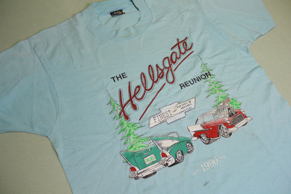 Hellsgate Reunion 50's 60's Classic Chevy Cars Auto Meet Lewiston Idaho Vintage 90's T-Shirt